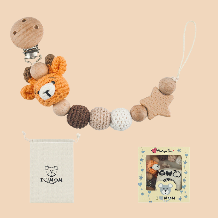 MiniMampf Schnullerkette "Oskar"