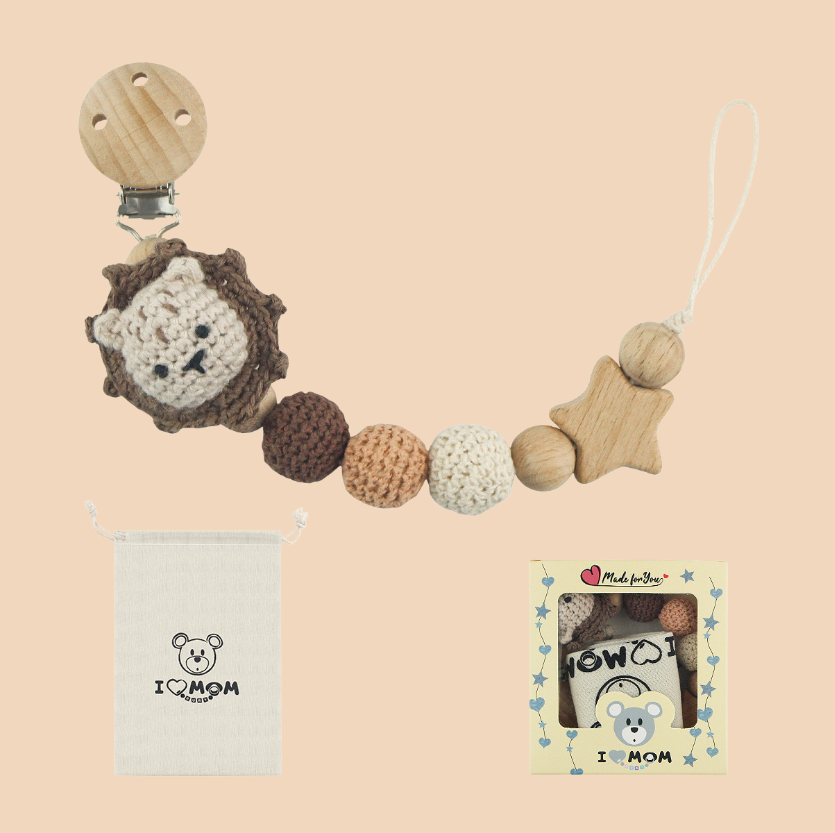 MiniMampf Schnullerkette "Leo"