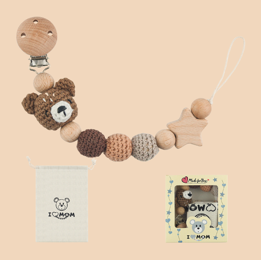 MiniMampf Schnullerkette "Bruno"